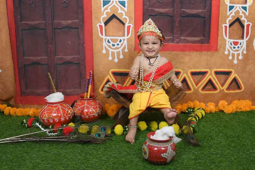 Little Krishna Photoshoot in Ahmedabad